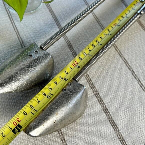 Vintage Aluminum and Steel Spring Shoe Stretchers, Shoe Shape Keepers - Picture 6 of 8